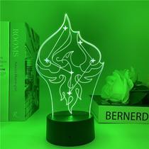 Luz noturna USB Genshins Impacts Klee Xiao Raiden Shogun Hig Luz noturna USB Genshins Impacts Klee Xiao Raiden Shogun Hig