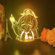 Luz noturna USB Hoshino Alona LED ATM 3D Blue Archive Q