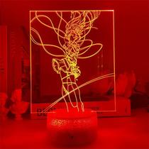 Luz noturna USB Madoka Magica Homura Akemi para quarto Luz noturna USB Madoka Magica Homura Akemi para quarto