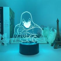 Luz noturna USB Moon Knight 3D Stand acrílico ABS 5V