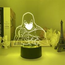 Luz noturna USB Moon Knight 3D Stand acrílico ABS 5V