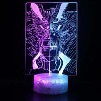 Luz noturna Uzumaksis Narutos 3D LED que muda de cor para crianças Luz noturna Uzumaksis Narutos 3D LED que muda de cor para crianças