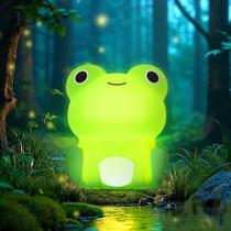 Luz noturna Vicopig Frog Lamp Touch Control Recarregável