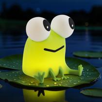 Luz noturna YISUN Frog, silicone macio, recarregável, LED para crianças