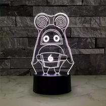 Luz noturna Zenless Zones Zeros Bangboos 3D LED Change