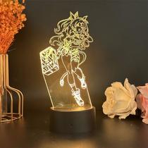 Luz noturna Zenless Zones Zeros Nicoles Demaras 3D LED