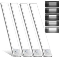 Luz para armário AVEVA, kit com 4 unidades, recarregável com sensor de movimento Luz para armário AVEVA, kit com 4 unidades, recarregável com sensor de movimento