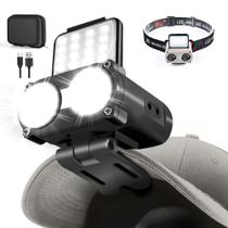 Luz para capacete Hopedone 800 lúmens recarregável e resistente à água Luz para capacete Hopedone 800 lúmens recarregável e resistente à água