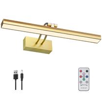 Luz para Cuadro FUNCHDAY de 16" con Control Remoto Inalámbrico Dimmable Dorada