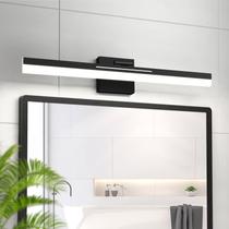 Luz para Tocador de Baño IZORRO 24" Negra 16W LED Regulable