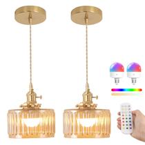 Luz pendente operada por bateria Shenmoyl 5000mAh com controle remoto x2 Luz pendente operada por bateria Shenmoyl 5000mAh com controle remoto x2