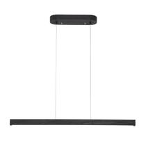 Luz pendente YISDESIGN Black Wood Linear 19W LED regulável