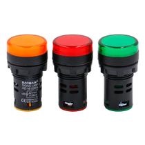 Luz piloto indicadora LED Baomain AD16 L22 22mm 110V AC Luz piloto indicadora LED Baomain AD16 L22 22mm 110V AC