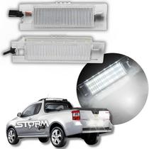 Luz Placa Lâmpada Led Chevrolet Montana 2011 A 2018 Lanterna para-choque iluminação traseira lampada GM Ls Econoflex Sport pickup
