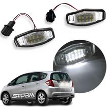 Luz Placa Led Honda Fit ano 2003 a 2014 e CRV 2012 a 2016 iluminação Branca Par lâmpada Traseira porta malas lanterna Luz Placa Led Honda Fit ano 2003 a 2014 e CRV 2012 a 2016 iluminação Branca Par lâmpada Traseira porta malas lanterna