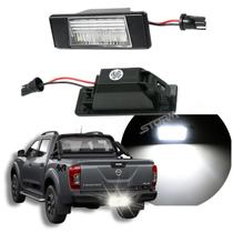 Luz Placa Nissan Frontier Ano 2017 A 2023 Lâmpada Led Branco modelo versão 2.3 Pro Attack Xe Le Platinum X-Gear Se original