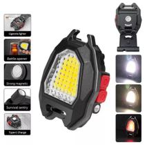 Luz Portátil 800 Lumens Brilhante Led Emergência Apito Acendedor Recarregável Luz Portátil 800 Lumens Brilhante Led Emergência Apito Acendedor Recarregável