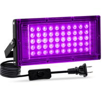 Luz preta LED Akpgf 50W com plugue e interruptor dos EUA