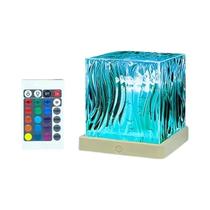 Luz Projetora De Ondas Oceânicas Em 16 Cores, Luz Noturna LED Aurora Com Controle Remoto, Lâmpada De