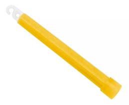 Luz Química Bastão Luminoso 15 Cm - Tipo Cyalume Amarelo - Noster Náutica