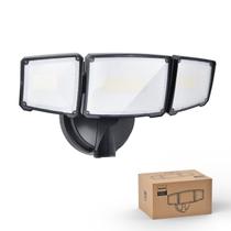 Luz Reflectora LED Philips 72W 7400LM 3 Cabezas Resistentes al Agua