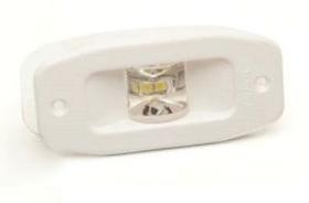 Luz Retangular Alcançado Branca de Embutir na Popa Led 12v