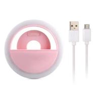 Luz Self Ring Light Led Celular Universal ROSA