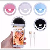 Luz Selfie Ring Light Clipe Anel Led Flash Celular Universal Cores Sortidas