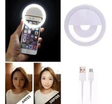 Luz Selfie Ring Light Clipe Anel Led Flash Celular Universal