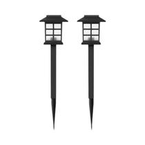 Luz Solar À Prova d'Água Para Caminhos, Pacote Com 2, Iluminação Externa Para Jardim, Quintal,
