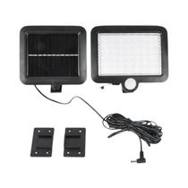 Luz Solar À Prova d'Água Para Exterior Com 56 LEDs, Sensor De Movimento, Controle Remoto E 3 Modos