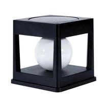 Luz Solar À Prova d'Água Para Postes Com 2 LEDs, Lâmpada De Cerca Para Postes De Madeira, Ideal Para