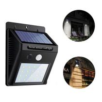 Luz Solar Área Externa Sensor De Presença Economia Sem Fio