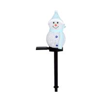Luz Solar De Natal Em Forma De Boneco De Neve À Prova d'Água Para Jardim Externo, Lâmpada De Luz Solar De Natal Em Forma De Boneco De Neve À Prova d'Água Para Jardim Externo, Lâmpada De