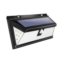 Luz Solar De Parede Para Exterior Com Sensor LED, 118 Luzes, 4400mAh, Iluminação Forte Para