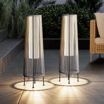 Luz solar de piso para área externa 2 unidades Grand Patio Gordes Luz solar de piso para área externa 2 unidades Grand Patio Gordes