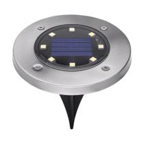 Luz Solar Exterior Disco BLACK+DECKER Paquete de 8 Resistente al Clima Luz Solar Exterior Disco BLACK+DECKER Paquete de 8 Resistente al Clima