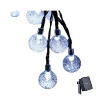 Luz Solar Externa 100 LED Lâmpadas De Corda De Fadas À Prova D'água 12M Decoração De Natal De Jardim