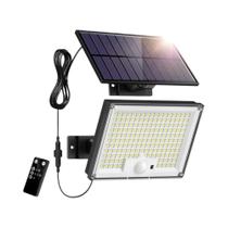 Luz Solar Externa À Prova D'água Sensor De Movimento Controle Remoto 3 Modos 172 LED Pátio Garagem