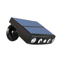 Luz Solar Externa Com Sensor De Movimento 4 LEDs Lâmpada À Prova d'Água Para Decoração De Jardim E