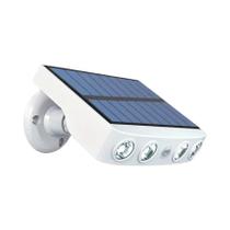 Luz Solar Externa Com Sensor De Movimento 4 LEDs Lâmpada À Prova d'Água Para Decoração De Jardim E