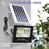 Luz Solar Externa De 1000W Com Controle Remoto, Lâmpada LED De Indução Economizadora De Energia Para