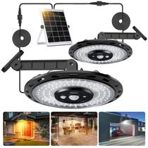 Luz solar FabStyl 3000LM, cabeças duplas, IP65, 5 modos Luz solar FabStyl 3000LM, cabeças duplas, IP65, 5 modos