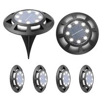 Luz solar Ground Light Clearance 16LED impermeável para exterior