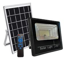 Luz Solar Holofote Ultra Led 400w Potente Controle Placa
