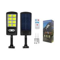 Luz Solar LED 8000W com Sensor de Movimento - Controle Remoto - Lâmpada de Parede Externa