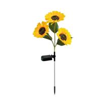 Luz Solar LED Em Forma De Flor De Girassol, Luminária À Prova d'Água Para Jardim, Decoração De Casa, Luz Solar LED Em Forma De Flor De Girassol, Luminária À Prova d'Água Para Jardim, Decoração De Casa,