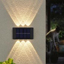 Luz Solar Led Parede Prova Água Descoraçao Jardim Casa Luz Solar Led Parede Prova Água Descoraçao Jardim Casa