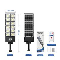 Luz Solar LED Poderosa De 1000W Para Exterior, À Prova d'Água, Com Sensor De Movimento, Lâmpada De