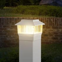 Luz Solar para Capuchón de Poste MOON-DE-AGE 50 Lúmenes 5.7x5.7 cm Impermeable